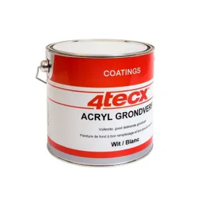4Tecx Acryl Grondverf Wit 2.5L