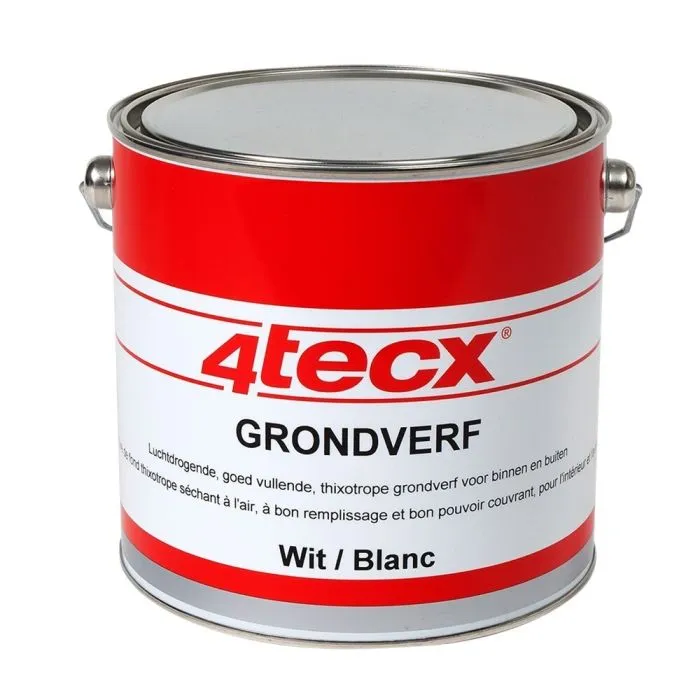 4tecx Grondverf wit 5ltr