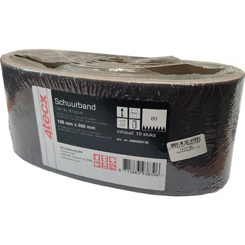 4TECX SCHUURBAND 100X560MM  K100 (1 BAND)