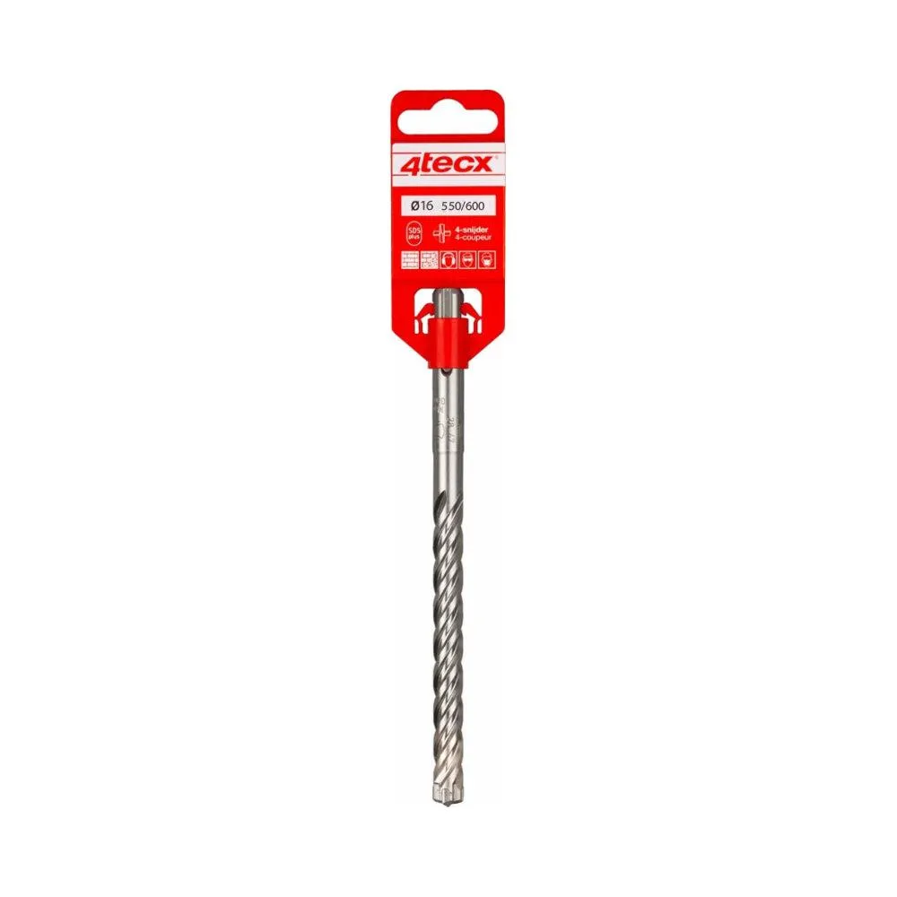 4TECX SDS+ BOOR 16X600MM 4SNIJDER VE=1  4027006374