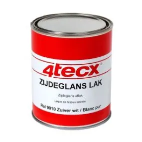 4tecx Zijdeglans lak RAL 9001 crème wit 0,75ltr