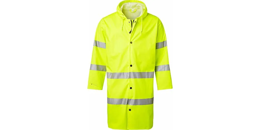9295 Regenjas Hoge zichtbaarheid, unisex, fluoriserend geel