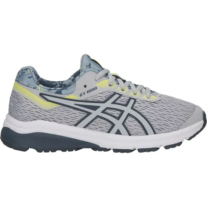 ASICS GT1000 7 GS SP JR 1014A038020 ZWART GRIJS GEEL
