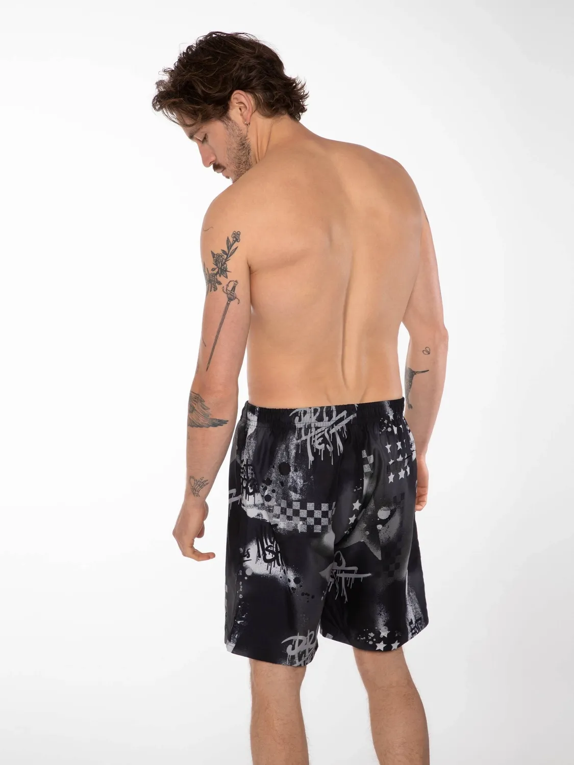 Beachshort Protest Men Jam True Black