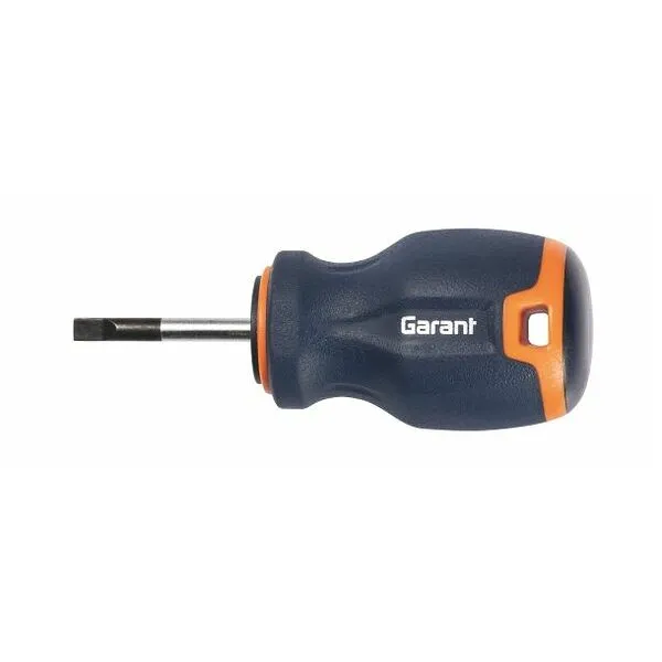 GARANT SCHROEVENDRAAIER VOOR SLEUF, KORT, MET 2COMPONENTENHAPTOPRENEHANDVAT, BLADBREEDTE B: 4MM