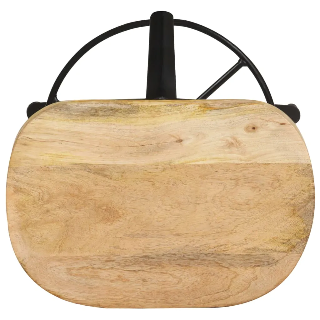 Medina Barkrukken 2 st 76 cm massief mangohout