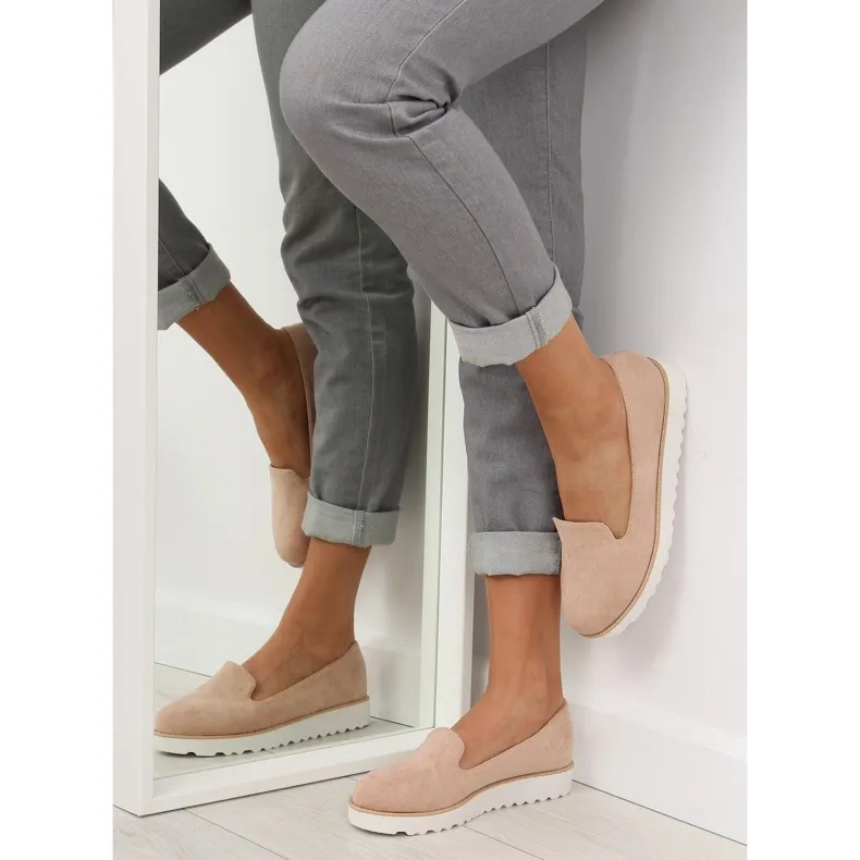 Mocassins lordsy roze T309P roze