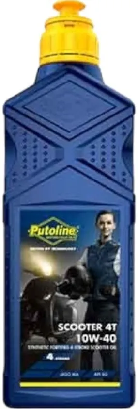 Motorolie 10w40 1 Liter Half Synthetisch Scooter 4T Putoline