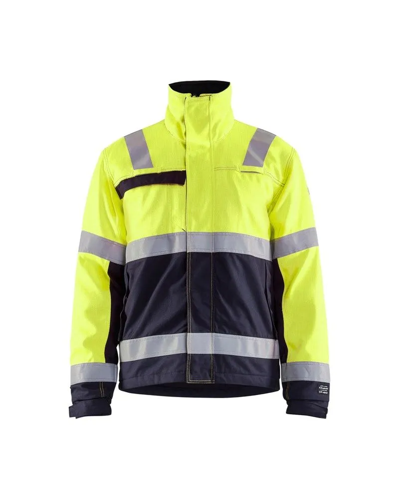 MULTINORM WINTERJAS 4069/1514/3389  HIGH VIS GEEL/MARINEBLAUW  5XL