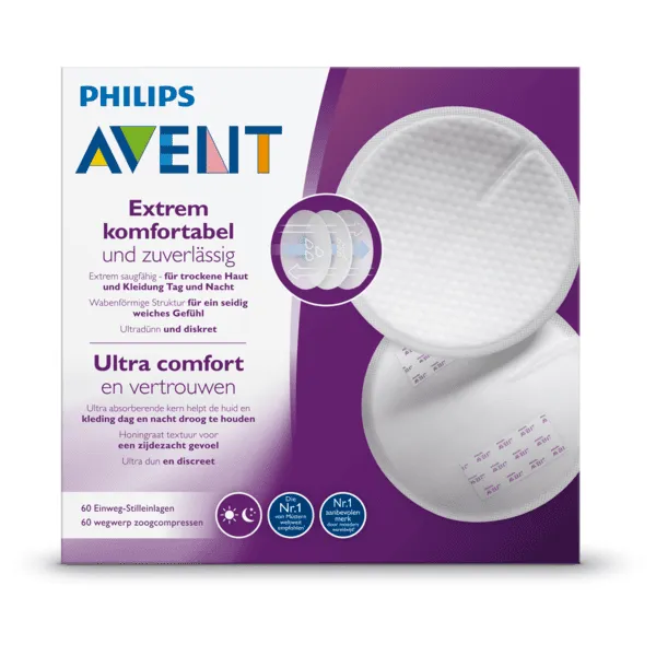 Philips Avent Wegwerpzoogkompressen SCF254/61 60 stuks