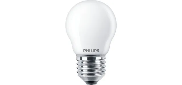 Philips Filamentkaarslamp mat 40W P45 E27 x2