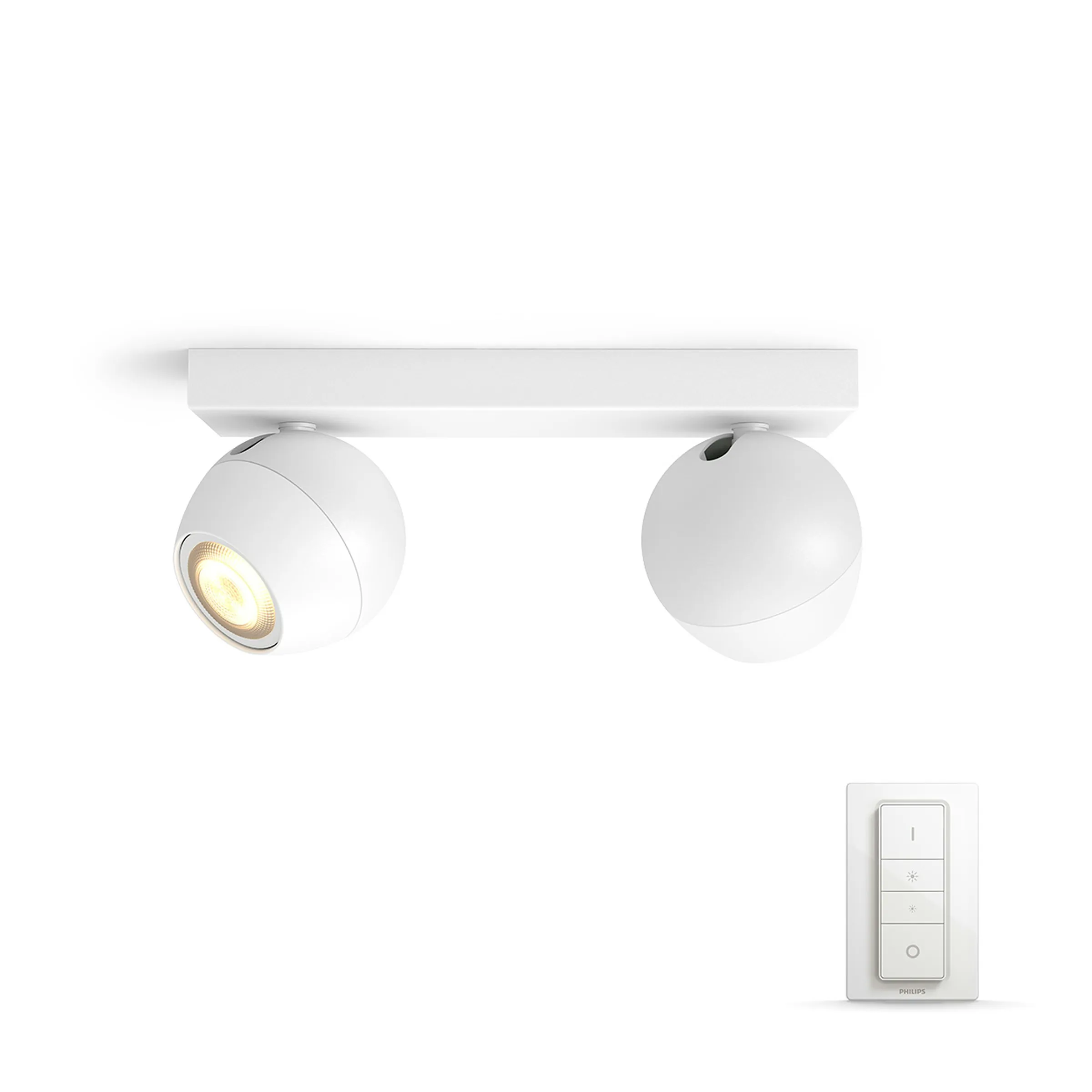 PHILIPS HUE WHITE AMBIANCE DUOSPOT BUCKRAM  WIT
