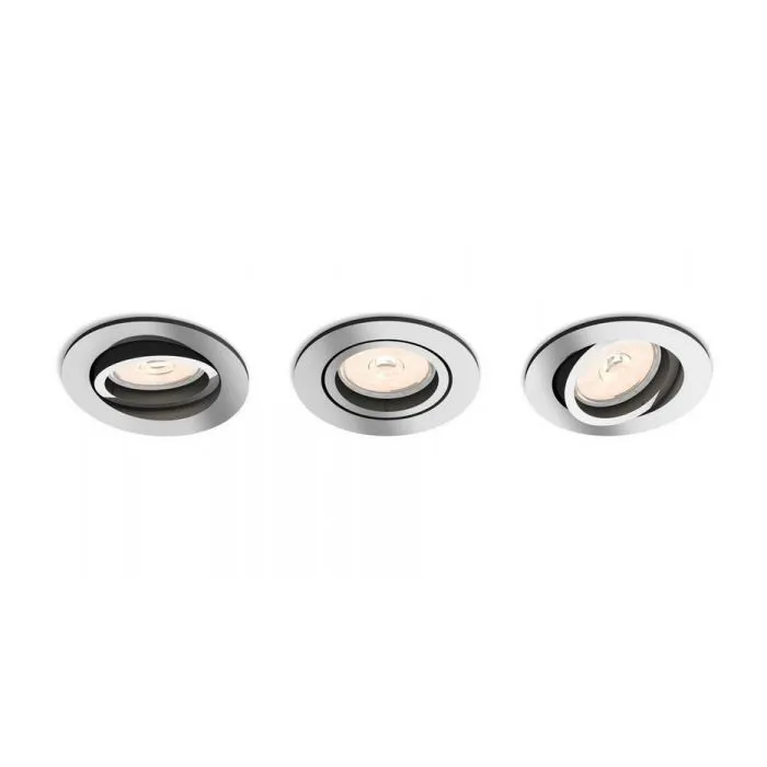 PHILIPS MYLIVING DONEGAL LED INBOUWSPOT CHROOM EXCL 3X5.5W