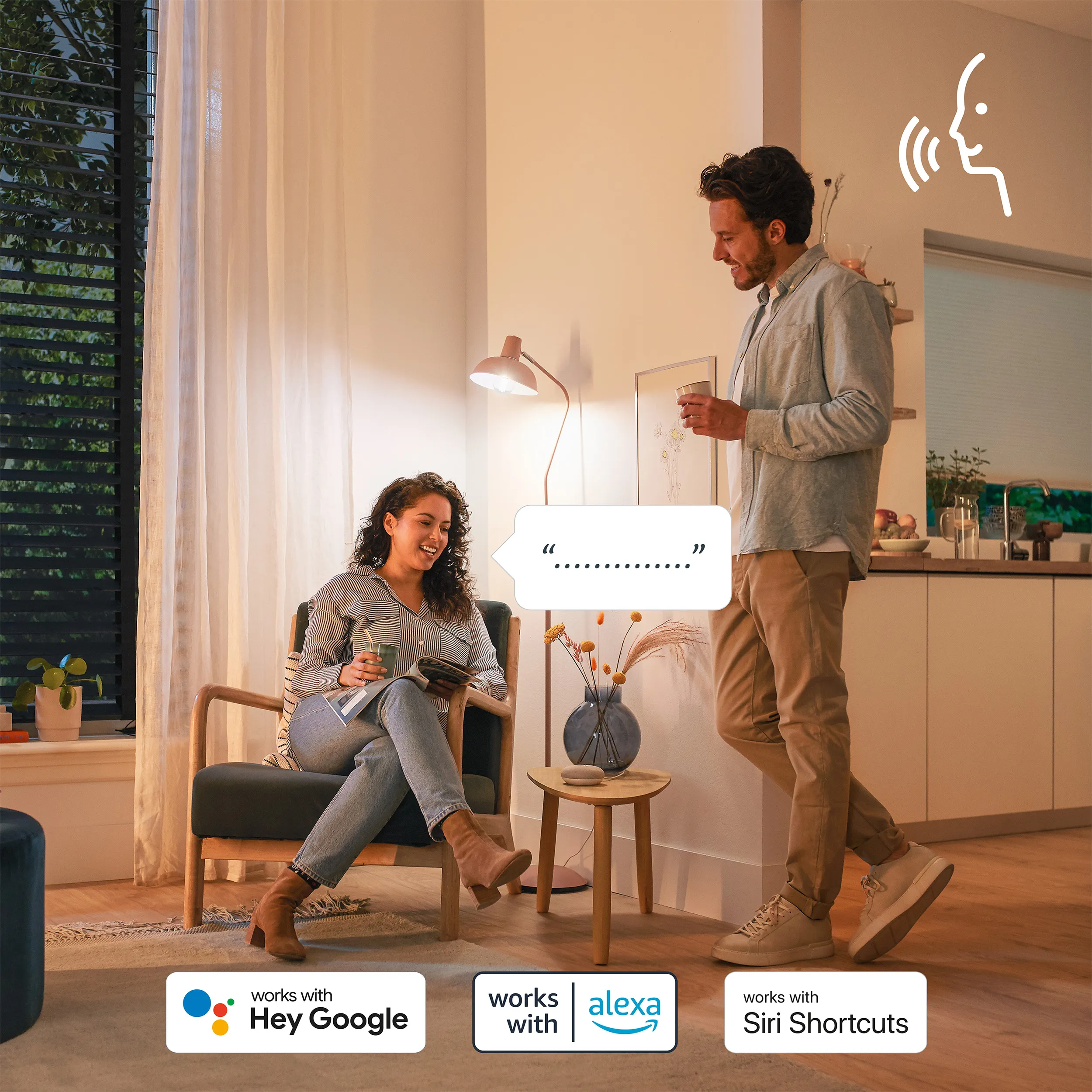 Philips Smart LED filament E27 gold