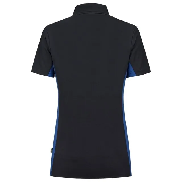 Poloshirt Bicolor Dames 202003 Navyroyal L