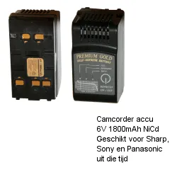 PREMIUM ACCU 6V 1.8A D604