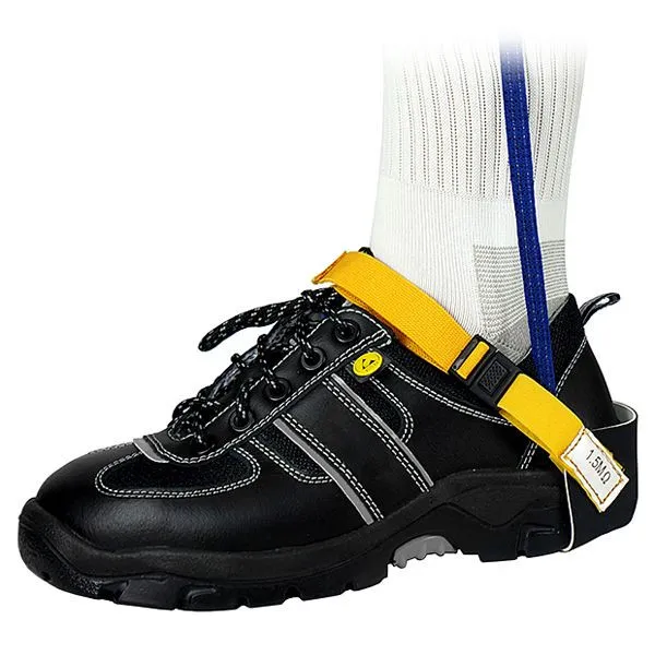 SafeGuard ESD hielband, 1 MOhm clipsluiting, geel/blauw, DSWL24931