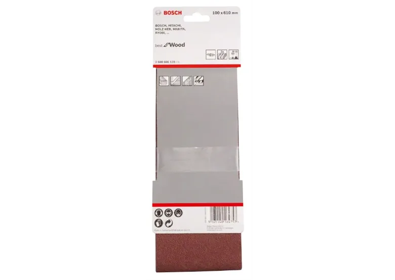 SCHUURBAND 100X610 LINNEN K6080100 BOSCH 2608606139