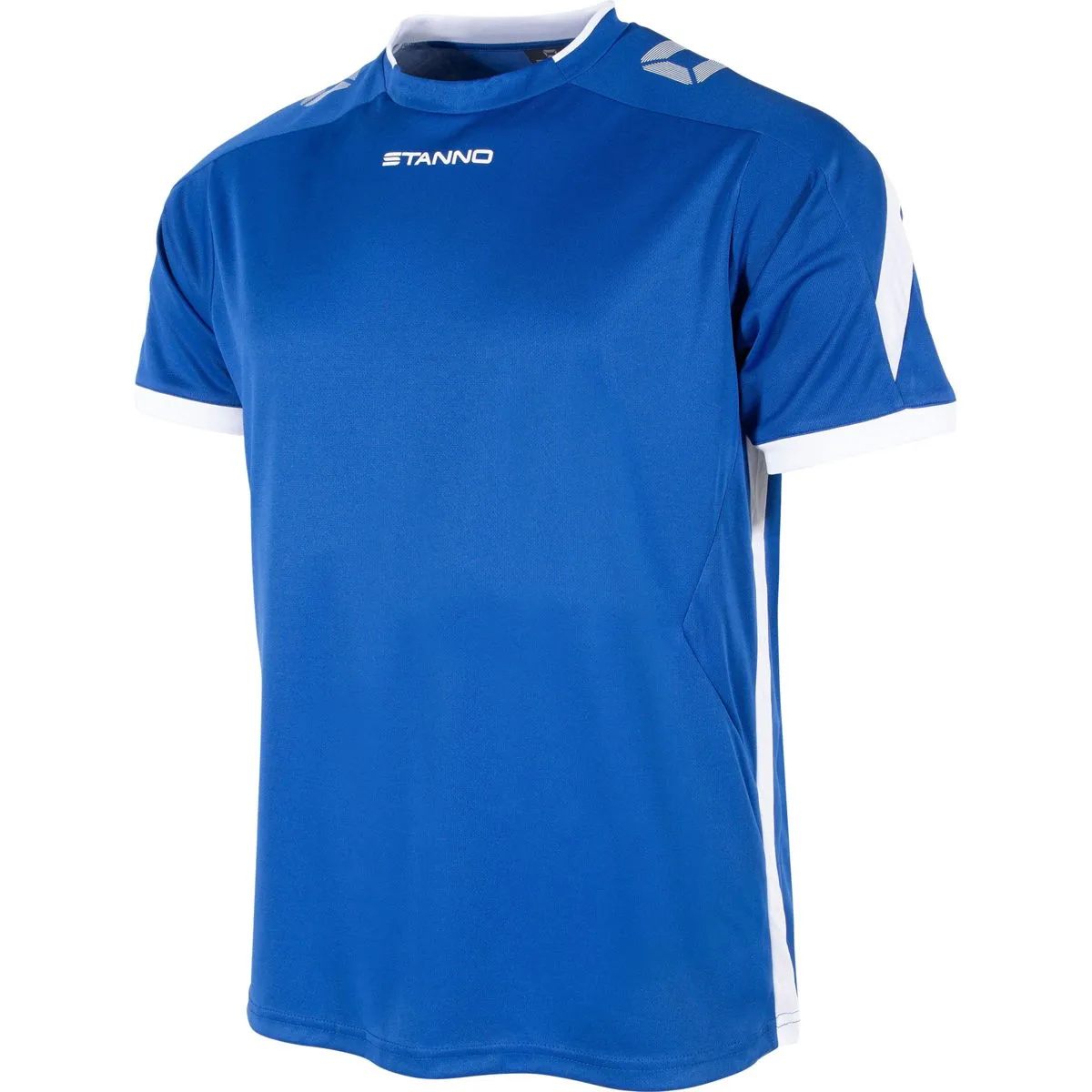 STANNO DRIVE SHIRT KORTE MOUW HEREN  ROYAL / WIT