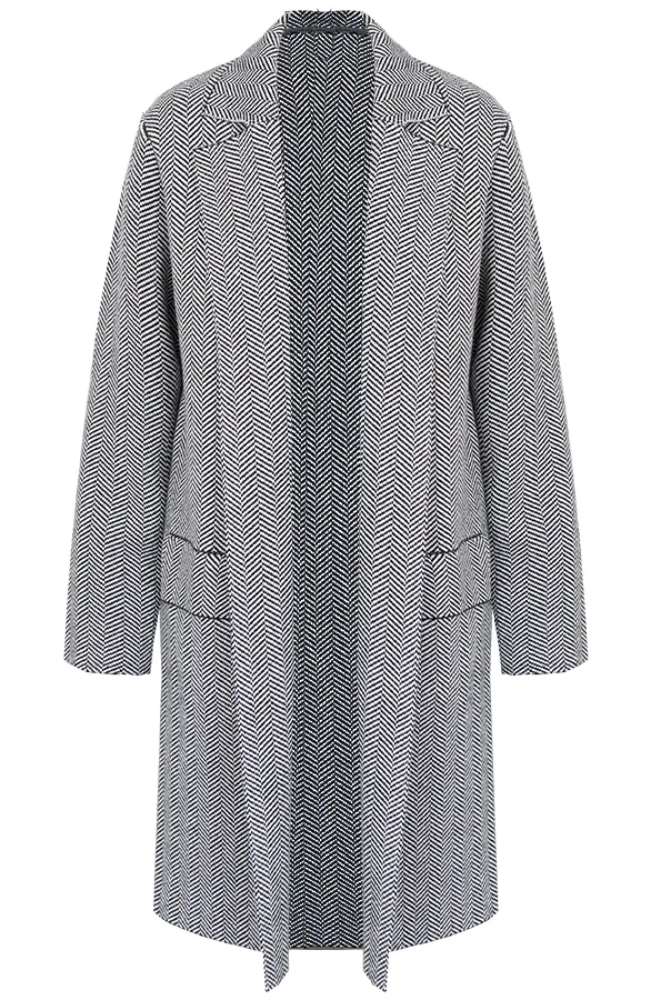 Stoffen Blazer Zigzag Zwart