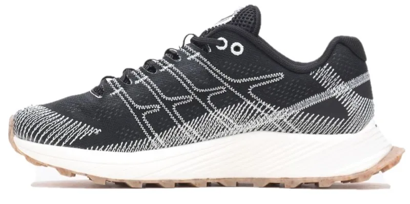 Trailrunning Schoen Merrell Women Moab Flight Solution Dye   Black/White