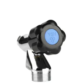VSH beluchterkraan Luxe Premium met keerklep 1/2" x 3/4" mess./chr.