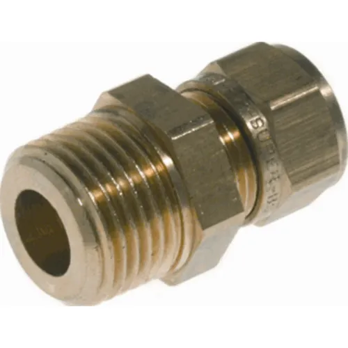 VSH Super puntstuk 15 mm knel x 3/4" bu.dr.cil vernikkeld