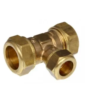 Vsh verloop t-stuk knel 22x15x22mm ms