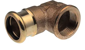 VSH XPress Koper overgangsknie 42 mm pers x 1.1/2" bi.dr.