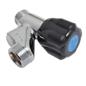 Wasmachinekraan Brass Plastic 1/2" VSH