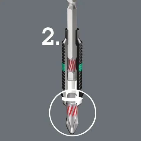 WERA 1/4 PHILIPS BITORSION BIT  PH1 X 25MM