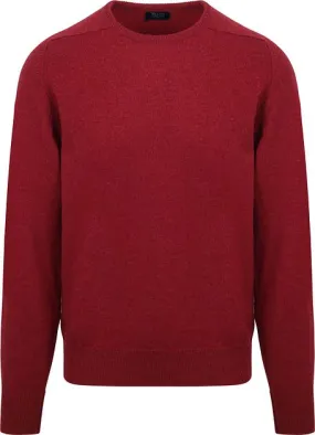 William Lockie  Pullover Lamswol O Poppy Mellange